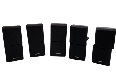 5 Bose Lifestyle Double Cube Satellite Speakers (Black)