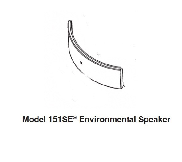 Replacement  GRILLE, ALUM, BLACK  for Bose 151 SE