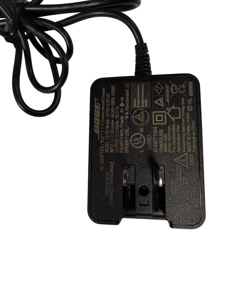 Bose Power Adapter AFD5V-1C-DC-US for Bose SoundTouch Wireless