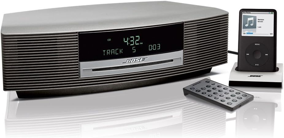 Bose Wave® Music System with Connect kit for iPod® - Titanium Silver