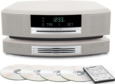 Bose Wave Music System with Multi-CD Changer - Platinum White