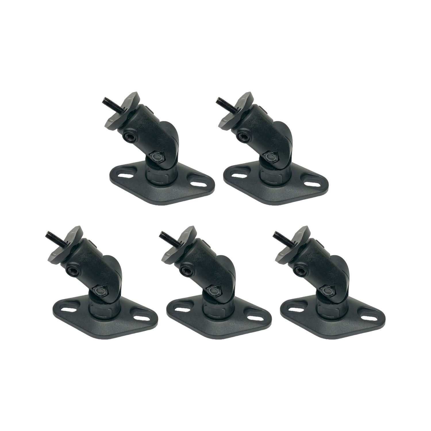 Set Of 5 Wall Mount brackets For Bose Lifestyle Satellite speaker - Black
