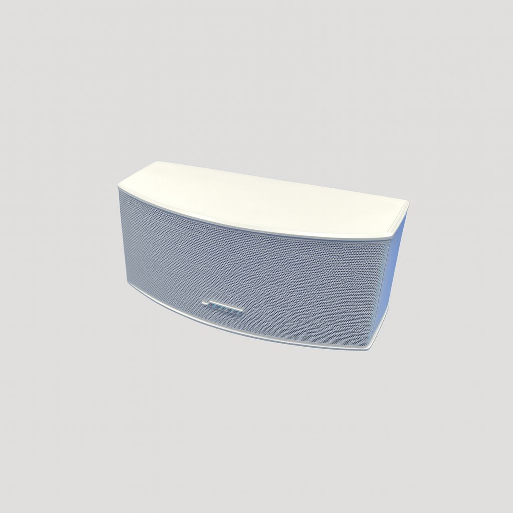 Bose Jewel Cube II Center Channel Speaker, White, Compact Design, High-Performance Audio, Wired Connectivity, for Home Theater System