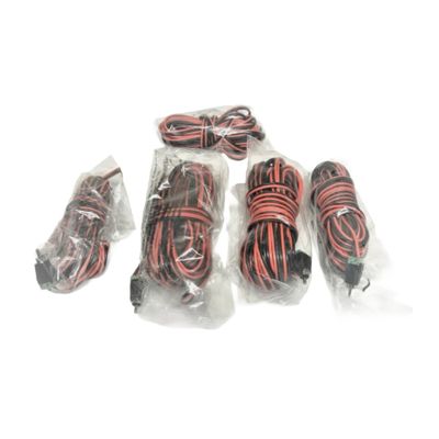 Speaker Cables for Bose Acoustimass Lifestyle - RCA to Bare Wire 5 Set Red/Black