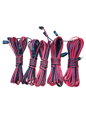 Set of 5 OEM BOSE 'JEWEL' CUBE SPEAKER CABLE/wire  RCA to Bare Wire