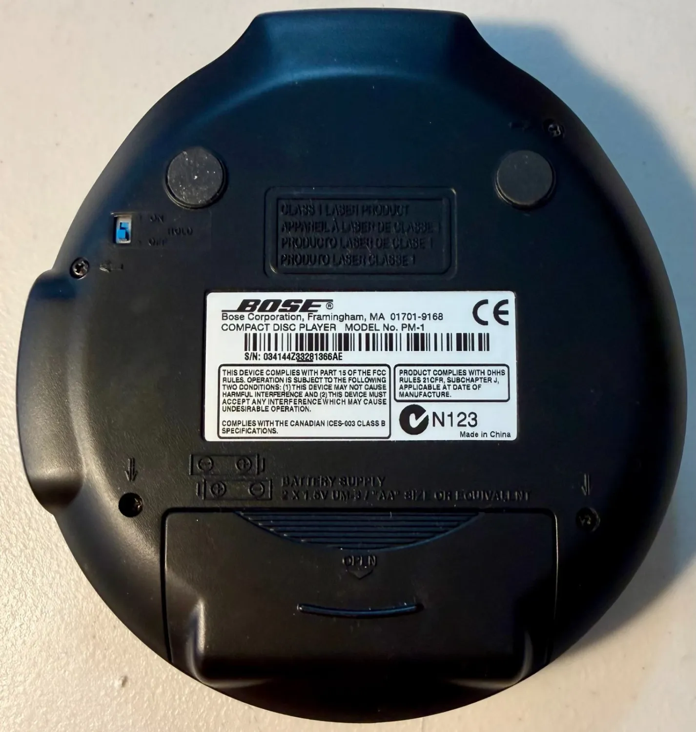 Bose PM-1 Portable CD Player