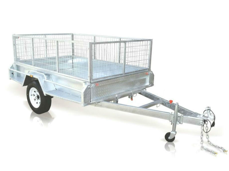 Single Axle Caged Plant Trailer (7x4)