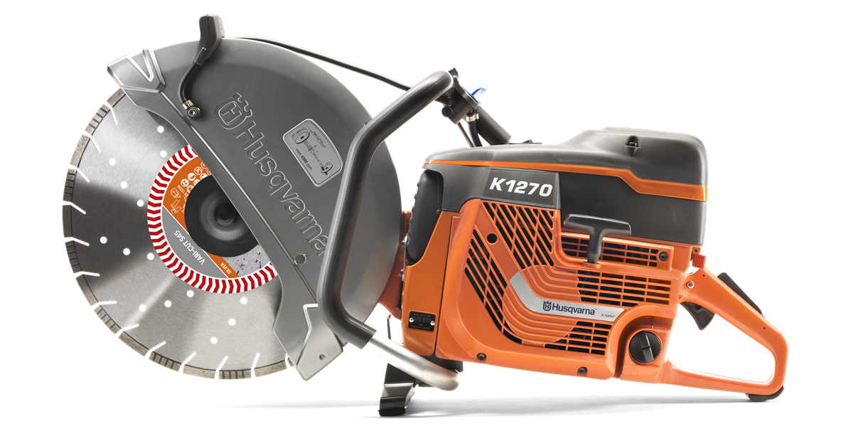 Husqvarna K1270 Petrol Concrete Demo Saw (excluding blade &amp; fuel cost)
