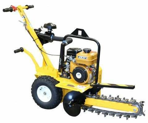 Crommelins Groundhog Trencher 18&quot; Robin Petrol Engine