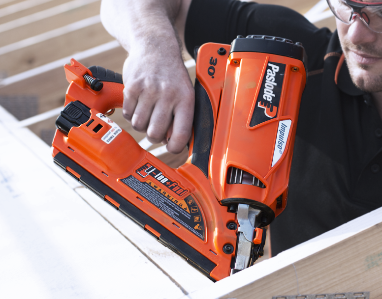 Paslode - Impulse Framing Nail Gun with Charger, 2 x Battery in Carry Case