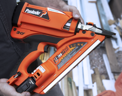 Paslode - Impulse Framing Nail Gun with Charger, 2 x Battery in Carry Case