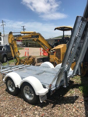 Double Axle Equipment Plant Trailer