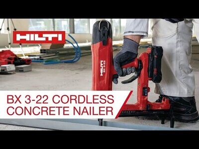 HILTI Cordless Concrete Nailer BX 3-22
