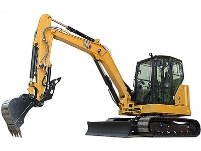 CAT 306 CR (6T) Hydraulic Excavator with D-Lock Rotary Tilt - (#EM006)
