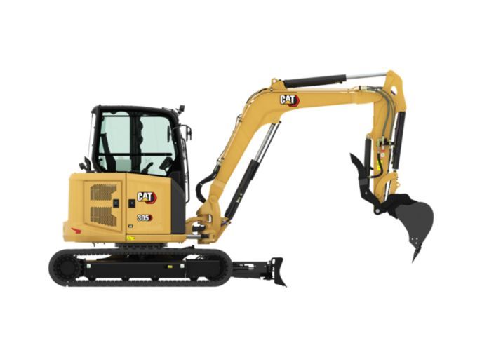 CAT 305 CR (5T) Hydraulic Excavator with Hydraulic Thumb Grab (#EM0022)