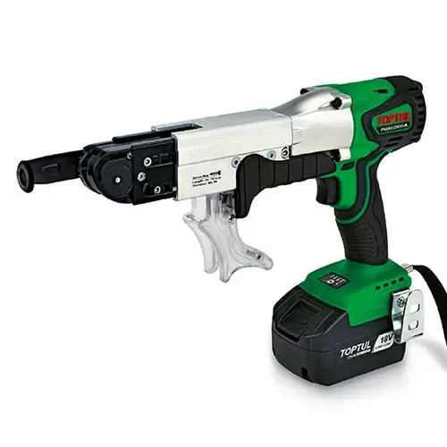 Toptul - Brushless Cordless Autofeed/Collated Screwdriver Incl 2 x batteries + Charger