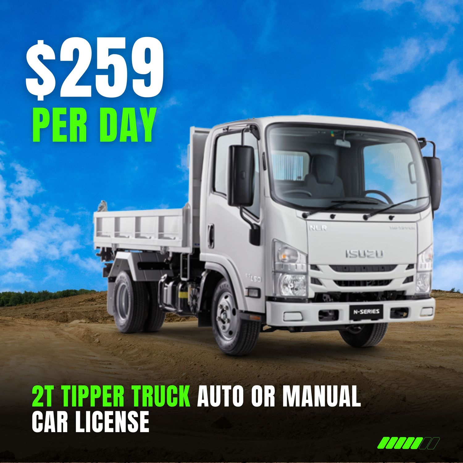 Isuzu NPR200 Tipper Truck (Manual) *SPRING PROMO DEAL*