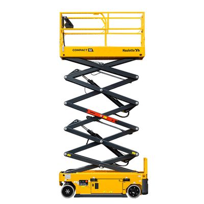 Scissor Lift - 32FT (12m) Compact 12AE Wide Platform Electric (Haulotte-12AE)