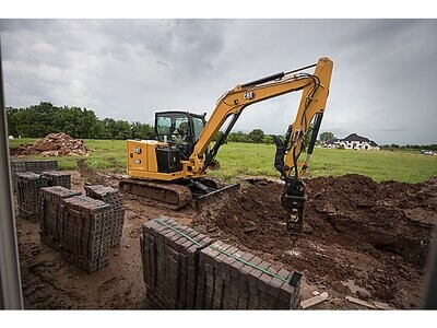 CAT 306 CR (6T) Hydraulic Excavator with D-Lock Rotary Tilt - (#EM006)