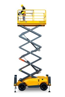 Scissor Lift - 32FT (12m) Compact 12DX Diesel (Haulotte - HAUL12DX)