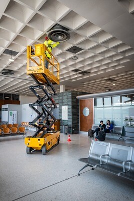 Scissor Lift - 26FT (9.8m) Compact 10N Narrow Paltform Electric (Haulotte-10N)