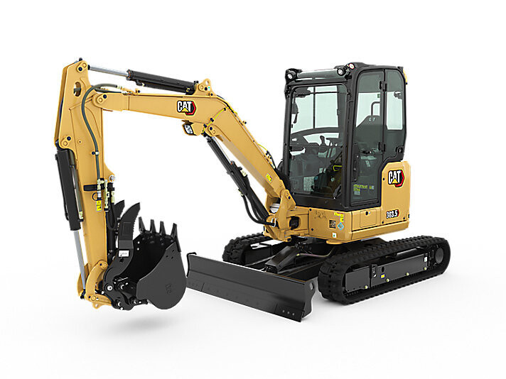 CAT 303.5 CR (3.5T) Excavator with Hydraulic Thumb Grab - (#EM018)