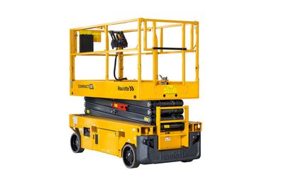 Scissor Lift - 26FT (10m) Compact 10AE Wide Platform Electric (Haulotte-10AE)