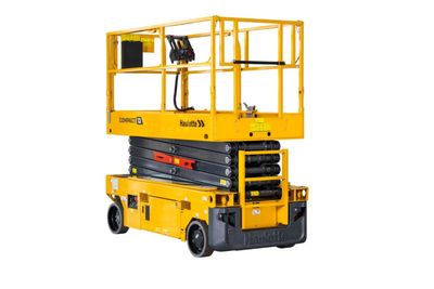 Scissor Lift - 32FT (12m) Compact 12AE Wide Platform Electric (Haulotte-12AE)