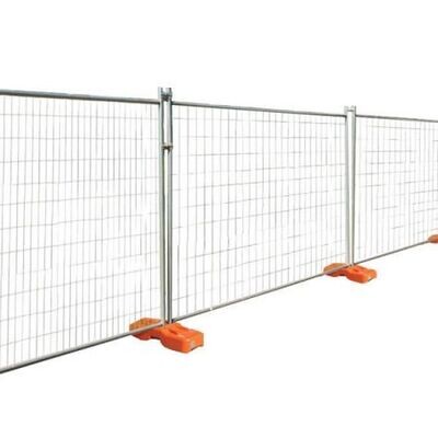 Temporary 40mm Light Weight Site Fence Panels 2.4m L x 2.1m H