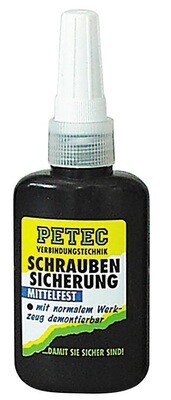 Petec Schraubensicherung Mittelfest 50ml