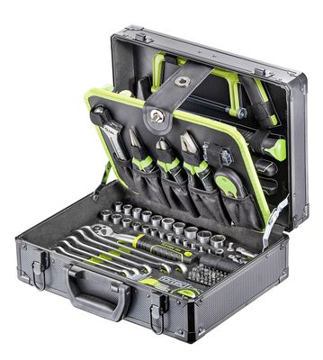 Alu-Werkzeugkoffer Fortec 127-teilig