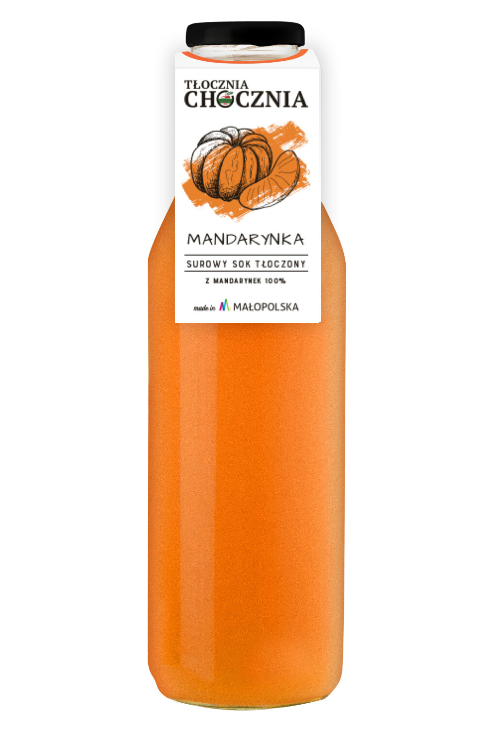 Sok Mandarynkowy 100% Surowy 750ml