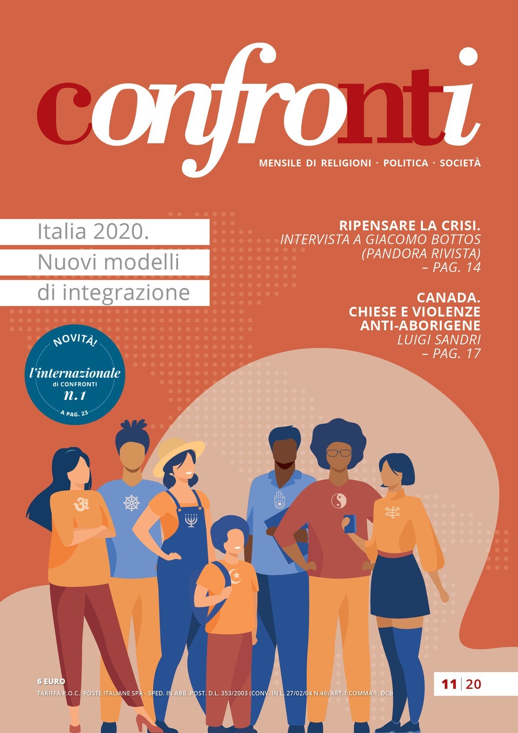 Confronti novembre 2020 -  Italia 2020. Nuovi modelli di integrazione (Cartaceo)