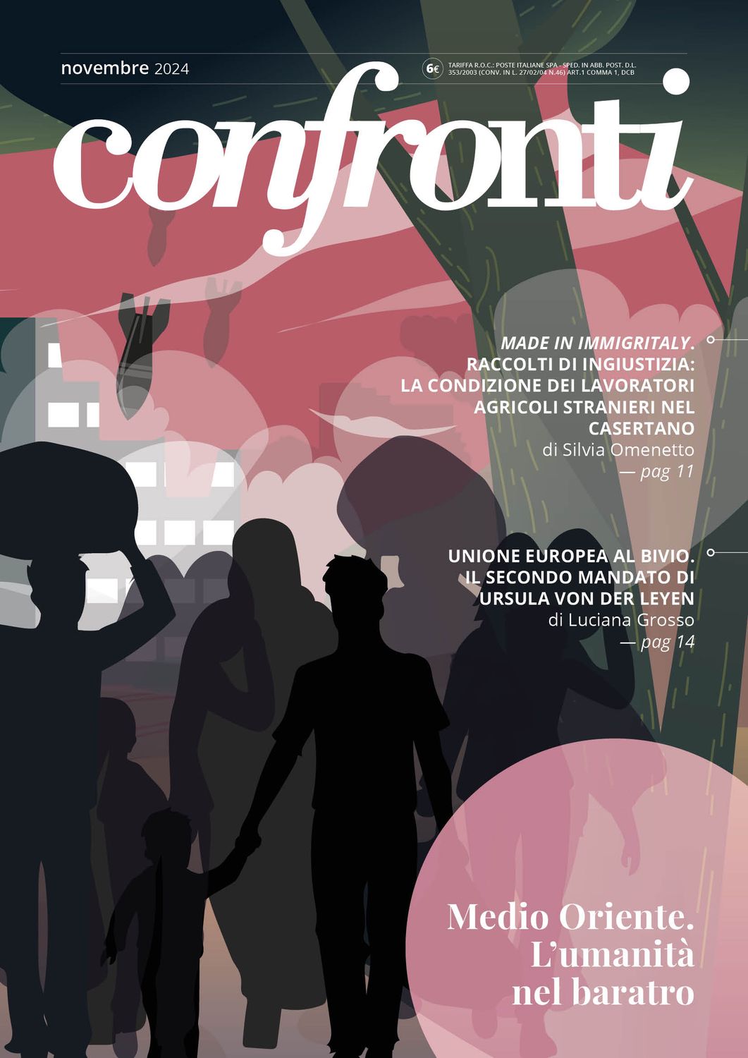 Confronti novembre 2024 - Medio Oriente. L’umanità nel baratro (PDF)
