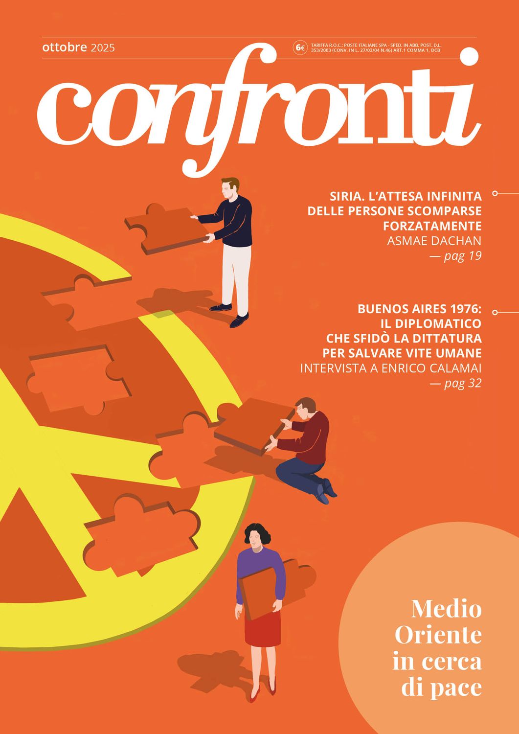 Confronti ottobre 2025 - Medio Oriente in cerca di pace (Cartaceo)