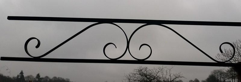 appui fenètre simple volute sur mesure