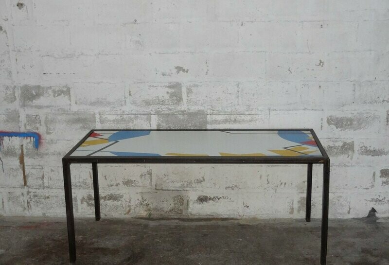 pied de table minimaliste pour plateau déco