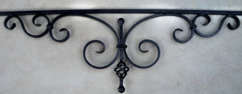 appui fenêtre, garde corps torsade,100 cm entre tableau