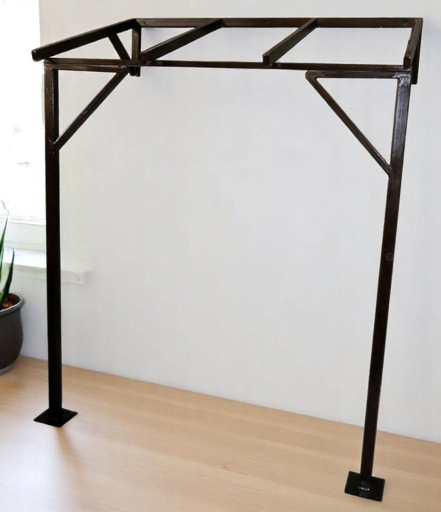 abri mural sur mesure en tube de 20x20 mm