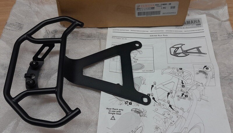 Bagagerekje Yamaha XSR700  (B4.02.02)