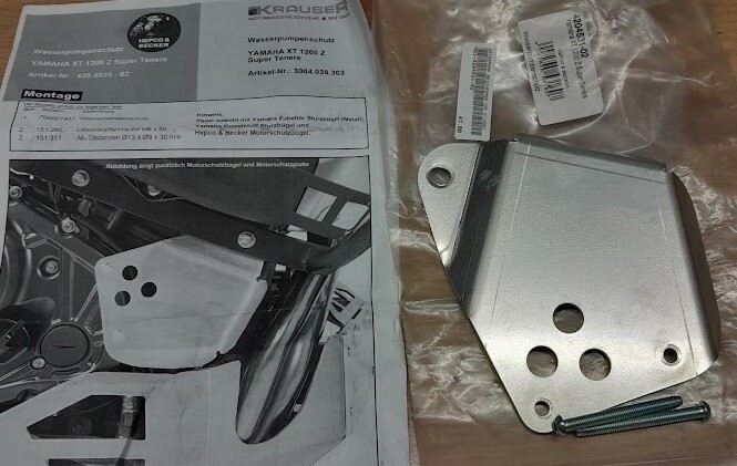 Waterpomp beschermer XT1200Z Super Ténéré (B4.02.02) Waterpomp beschermer XT1200Z Super Ténéré (B4.02.02)