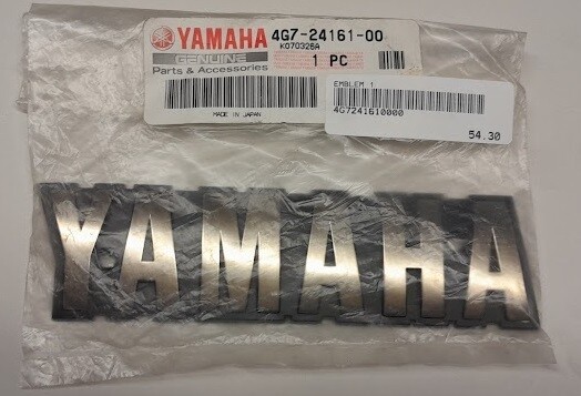 4G7-24161-00 Emblem 1  YAMAHA  gold