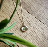 LEAVES: ketting goud hex