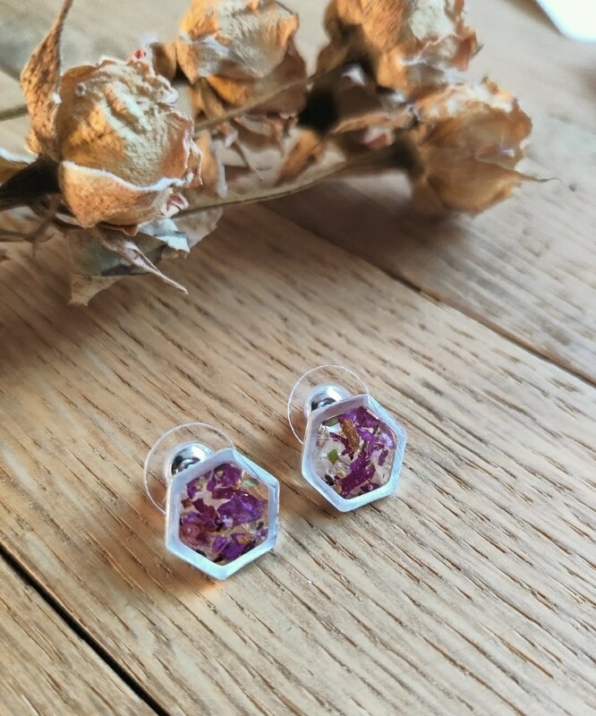 Roses: studs zilver