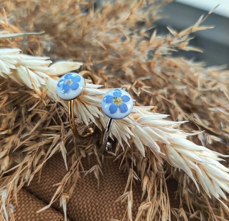 Vergeet me nietje: ring goud klein