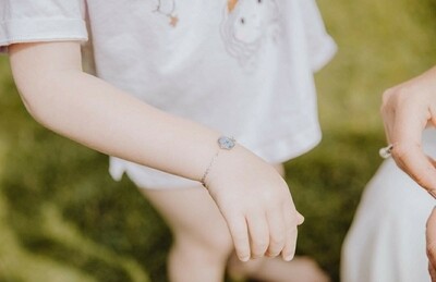 vergeet me nietje: armband girls