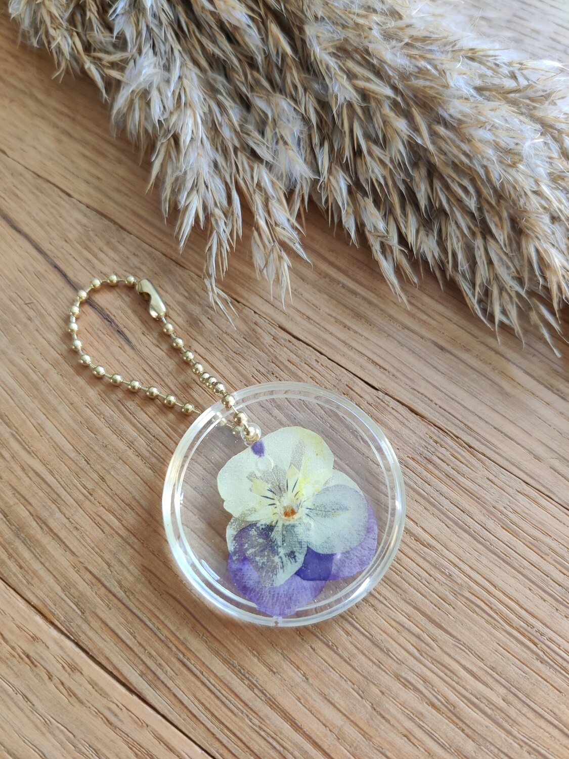 Sleutelhanger: viooltje