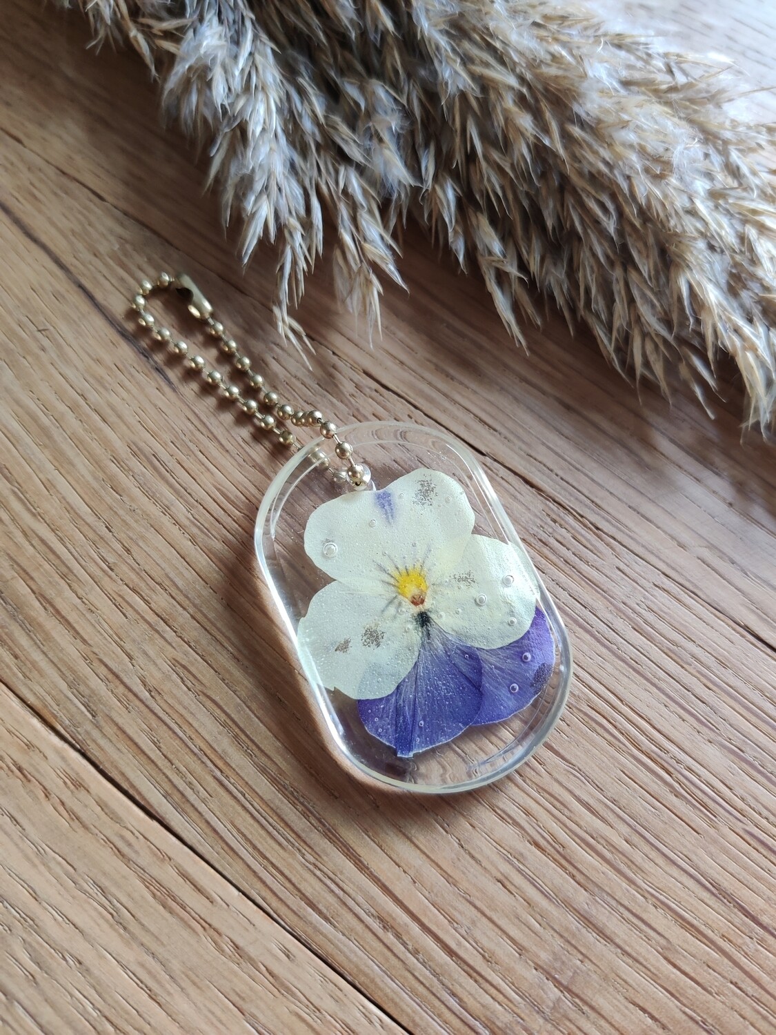 Sleutelhanger: viooltje