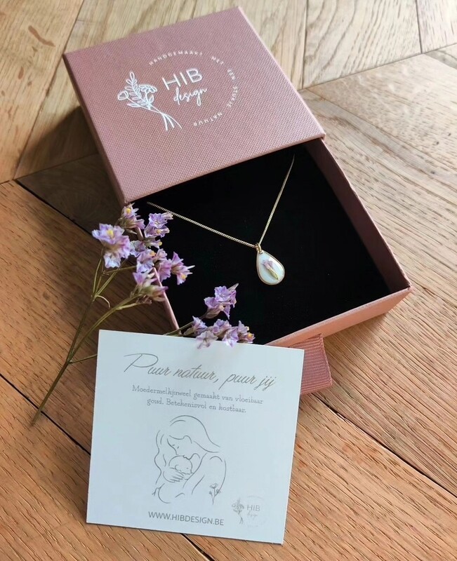 Moedermelk ketting: limonium two sides 