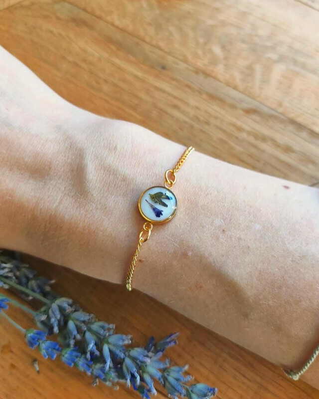 Moedermelk armband: Lavendel